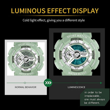 Montre électronique lumineuse multifonctionnelle étanche de loisirs SANDA Outdoor