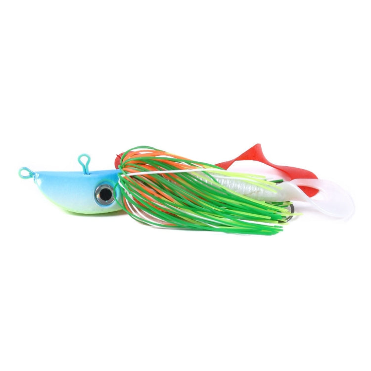 Hengjia JI007 Leurre de Pêche en Mer Tête Plombée à Franges, JIG 20g