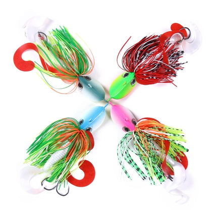 Hengjia JI007 Leurre de Pêche en Mer Tête Plombée à Franges, JIG 20g