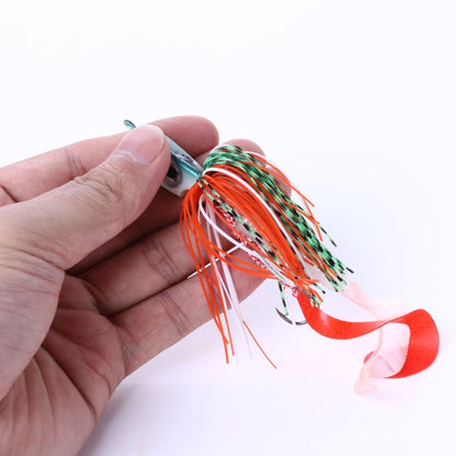 Hengjia JI007 Leurre de Pêche en Mer Tête Plombée à Franges, JIG 20g