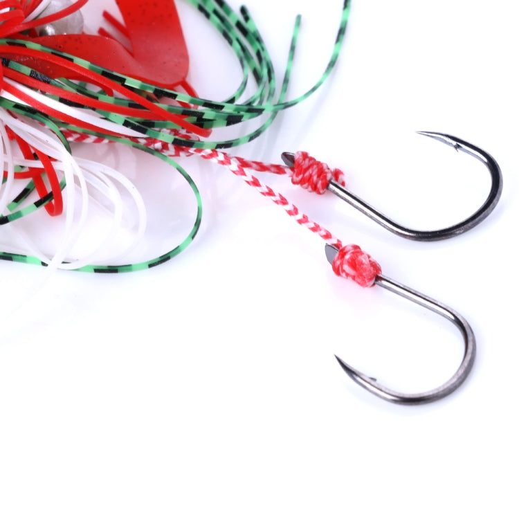 Hengjia JI007 Leurre de Pêche en Mer Tête Plombée à Franges, JIG 20g