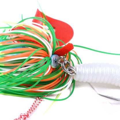 Hengjia JI007 Leurre de Pêche en Mer Tête Plombée à Franges, JIG 20g