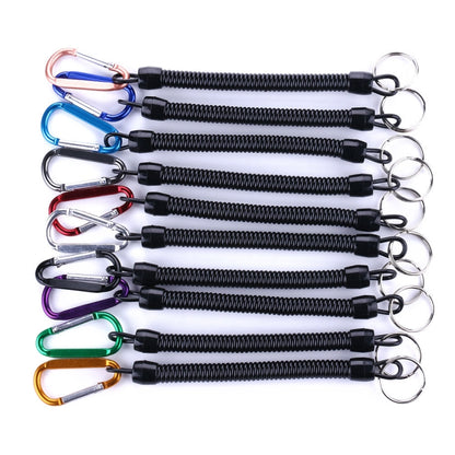 HENGJIA QT022 Corde à main anti-perte pour canne à pêche, équipement de pêche aux appâts, corde de renfort avec petits accessoires de pêche, corde à ressort
