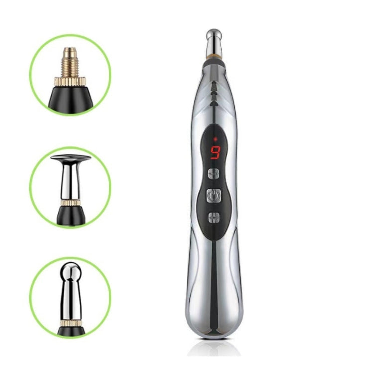 Circulating Energy Automatic Point Finding Meridian Pen Home Pain Electronic Acupuncture Pen Specifications：, 5 Head Color Boxes (Battery Model), Only Pen, 3 Head Color Box (Charging Model), 5 Head Color Box (Charging Model)