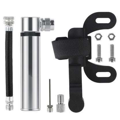 Manual Mini Portable Bicycle Aluminum Alloy Pump Basketball Football Inflatable Cylinder, Aluminum Alloy Pump(Black), Aluminum Alloy Pump(Red), Aluminum Alloy Pump(Silver)