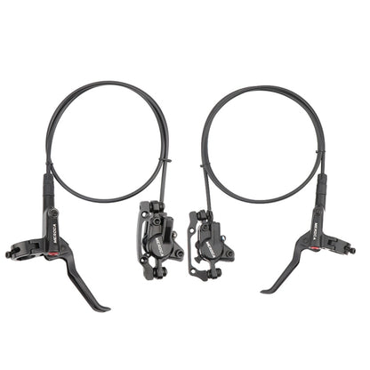 Meroca M800 Bicycle Brake Mountain Bike Universal Bilateral Brake Oil Pressure Disc Brake, Style:, 1 Pair Oil Brakes, 1 Pair Oil Brakes + 1 Pair Disc Brakes, Right Front 800mm, Left Back 1400mm, Right Front 800mm + Disc Brake                           ...