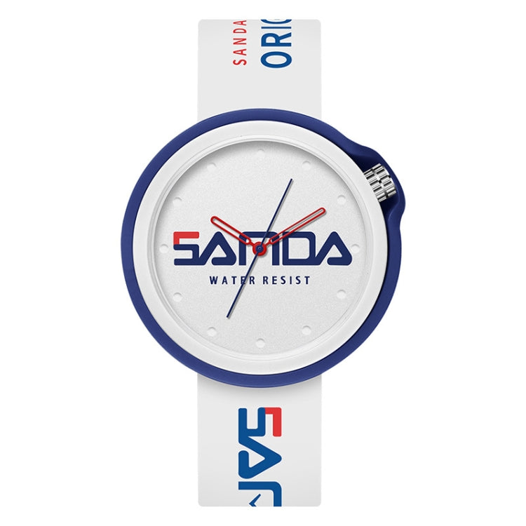 SANDA 3200 Silikonarmband Quarz-Sportuhr für Herren und Damen