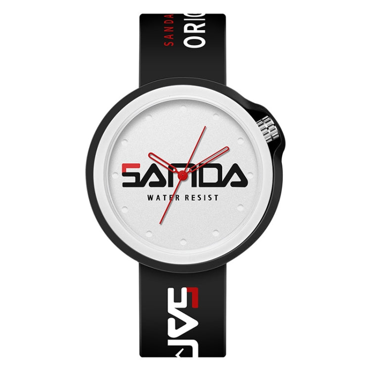 SANDA 3200 Silikonarmband Quarz-Sportuhr für Herren und Damen