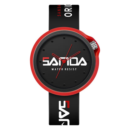 SANDA 3200 Silikonarmband Quarz-Sportuhr für Herren und Damen