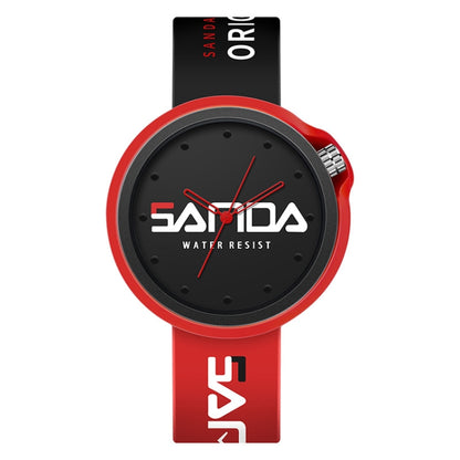 SANDA 3200 Silikonarmband Quarz-Sportuhr für Herren und Damen