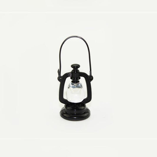 Retro Oil Lamp Doll House Miniature Kitchen Living Room Accessories Children Role Playing Toy