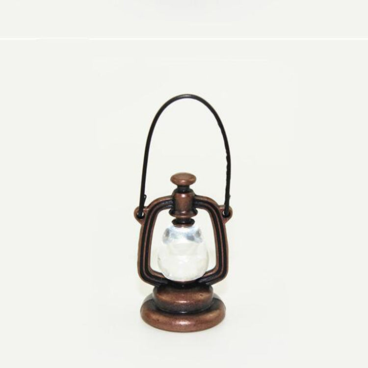 Retro Oil Lamp Doll House Miniature Kitchen Living Room Accessories Children Role Playing Toy