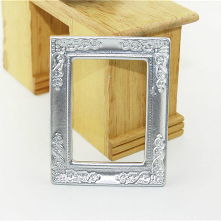 Accessoires de maison de poupée miniature cadre à motif décoratif