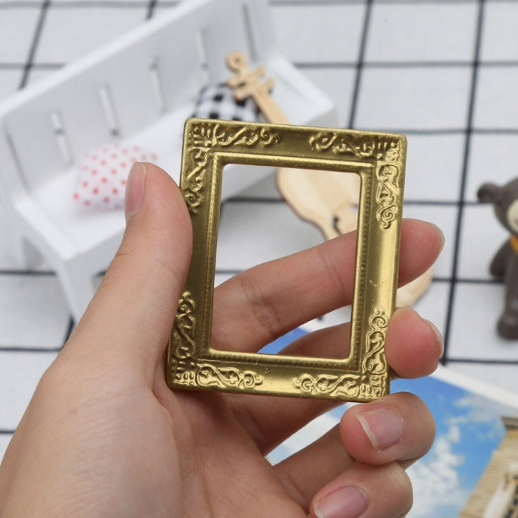 Accessoires de maison de poupée miniature cadre à motif décoratif