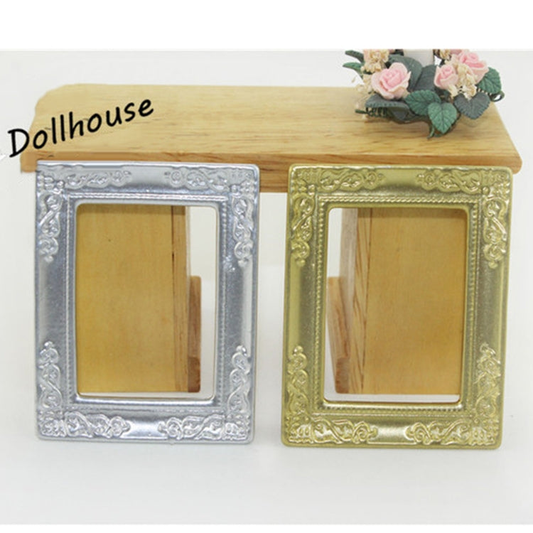 Accessoires de maison de poupée miniature cadre à motif décoratif