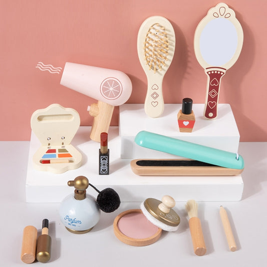 Jouets en bois pour enfants, ensemble de maquillage et de cosmétiques, ensemble de cosmétiques