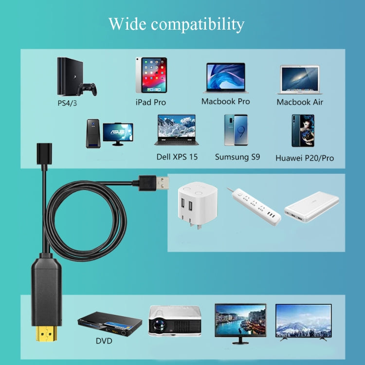 L3B Type-C USB To HDMI-Compatible  Audio Transfer Three-In-One HD Cable TV Screen Connector, L3B