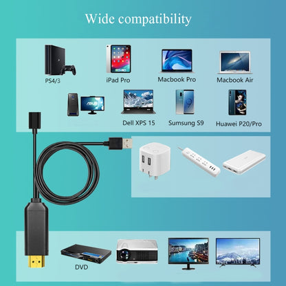 L3B Type-C USB To HDMI-Compatible  Audio Transfer Three-In-One HD Cable TV Screen Connector, L3B