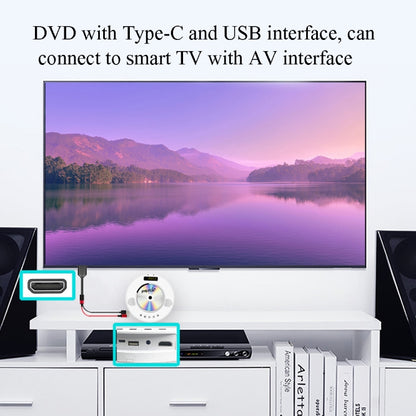 L3B Type-C USB To HDMI-Compatible  Audio Transfer Three-In-One HD Cable TV Screen Connector, L3B