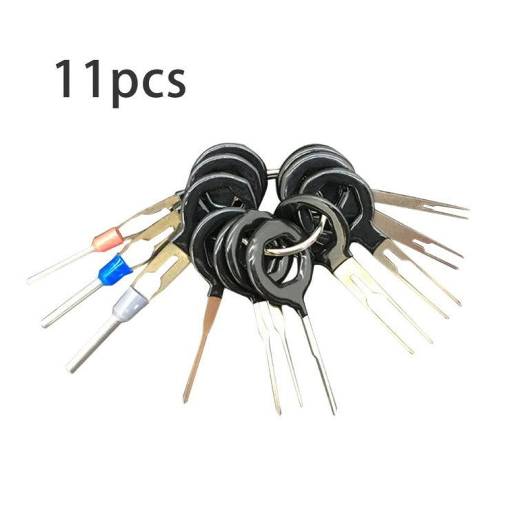 Kit d'outils de dépose de cosses de voiture, 11 pièces, kit d'extraction de broches de connecteur de sertissage de câblage électrique, 11 en 1