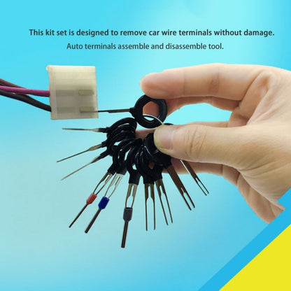 Kit d'outils de dépose de cosses de voiture, 11 pièces, kit d'extraction de broches de connecteur de sertissage de câblage électrique, 11 en 1