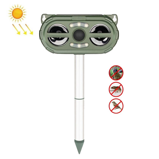 Répulsif Solaire Ultrasonique pour Souris, Répulsif Solaire d'Extérieur Contre les Animaux Nuisibles, Répulsif Souris