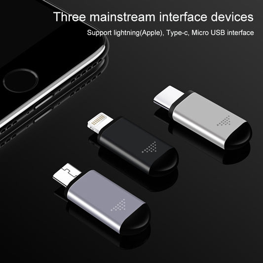 R09 Mobile Phone Intelligent Remote Control Infrared Mobile Phone Remote Control, Interface:, 8 Pin (Black), 8 Pin (Cyan), 8 Pin (Silver), Type-C (Black), Type-C (Cyan), Type-C (Silver), Micro USB (Black), Micro USB (Cyan), Micro USB (Silver)