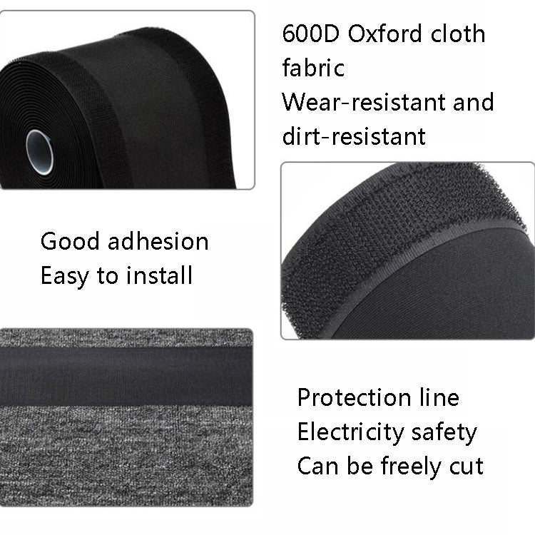 Organisateur de câbles pour gaine de protection de fils, 2 pièces 1m, 3m