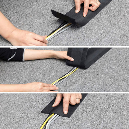 Organisateur de câbles pour gaine de protection de fils, 2 pièces 1m, 3m