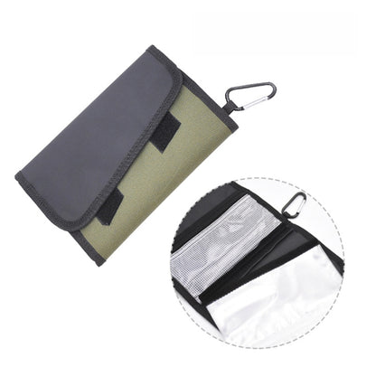 Sac à appâts de pêche séparable avec 6 autocollants auto-scellants en PVC Sac de rangement suspendu pour classification