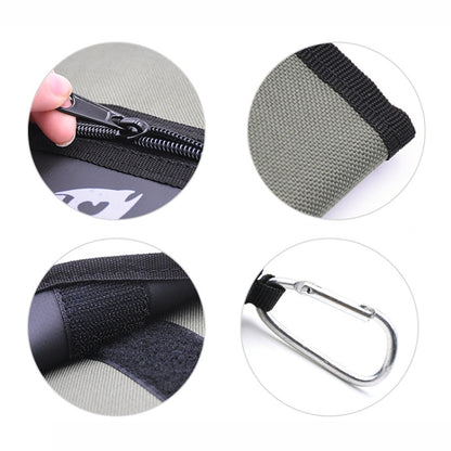Sac à appâts de pêche séparable avec 6 autocollants auto-scellants en PVC Sac de rangement suspendu pour classification