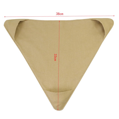 Outdoor Triangle Stool Camp Waterproof Canvas Portable DIY Chair Scorpion Fishing Stool, Black, Khaki, Army Green, Brown