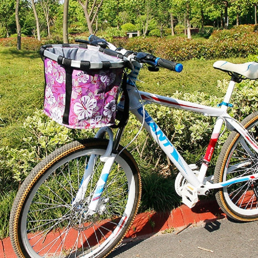 Panier Avant de Vélo en Alliage d'Aluminium Pliable, L