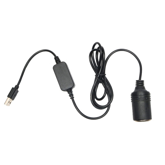Câble d'alimentation USB 5V vers 12V pour allume-cigare femelle, enregistreur de conduite, cordon d'alimentation mobile, Spécifications : 1,2 m, 1 m, 2 m, 3 m