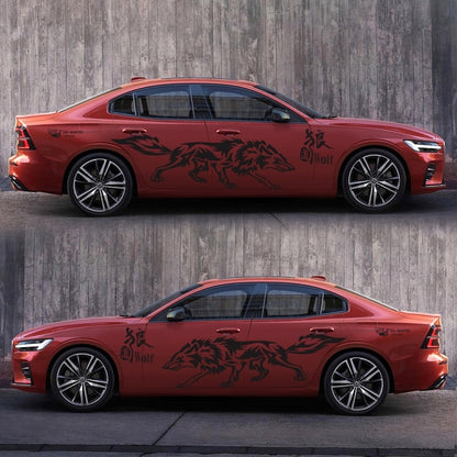 D-70 Wolf Totem Car Stickers Car Personality Modified Car Stickers, D-70