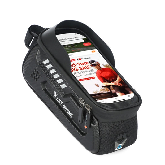 WEST BIKING Sac de téléphone portable rigide pour poutre avant de vélo, YP0707273