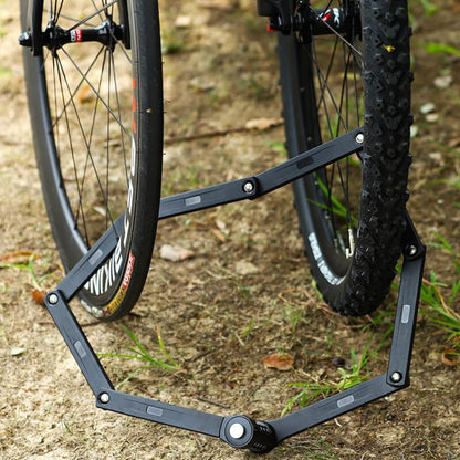 WEST BIKING Bicycle Folding Code Lock Riding Anti-Theft Chain Lock, WEST BIKING Chain Lock