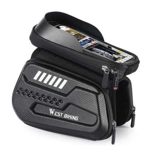 WEST BIKING Bicycle Hard Shell Front Beam Reflective Bilateral Phone Case, YP0707274