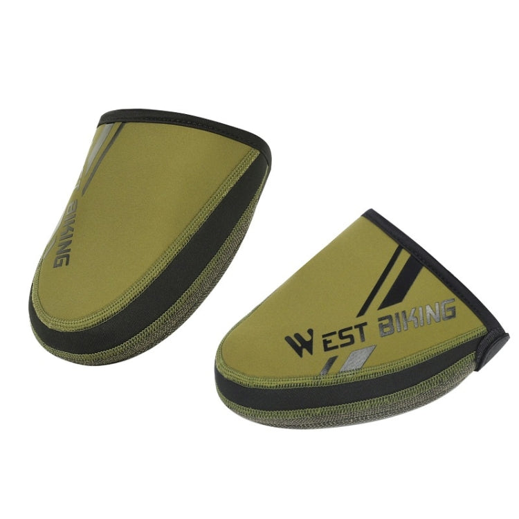 WEST BIKING Bicycle Riding Half Palm Windproof And Warm Lock Shoe Cover, M, L, XL