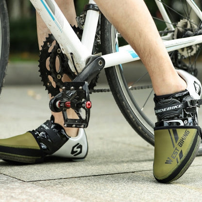 WEST BIKING Bicycle Riding Half Palm Windproof And Warm Lock Shoe Cover, M, L, XL