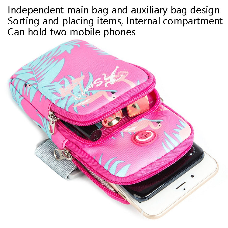 2 PCS B082 Sports Outdoor Arm Bag Mobile Phone Arm Band Running Fitness Mobile Phone Bag, Specification：, Small (Light Purple), Large (Light Purple), Small (Lilac), Large (Lilac), Small (Rose Red), Large (Rose Red), Small (Light Pink), Large (Light Pin...