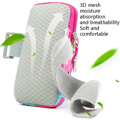 2 PCS B082 Sports Outdoor Arm Bag Mobile Phone Arm Band Running Fitness Mobile Phone Bag, Specification：, Small (Light Purple), Large (Light Purple), Small (Lilac), Large (Lilac), Small (Rose Red), Large (Rose Red), Small (Light Pink), Large (Light Pin...