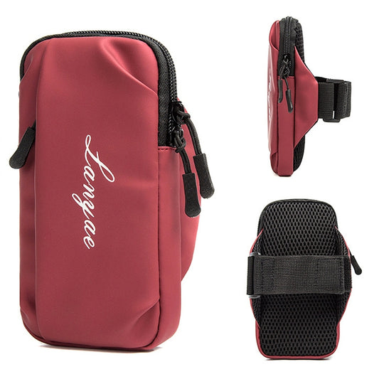 Running Mobile Phone Arm Bag Sports Yoga Fitness Mobile Phone Bag, B221 Dark Red, B221 Black, B221 Gray, B221 Zipper Black, B221 Purple, B222 Black, B222 Light Pink, B222 Purple