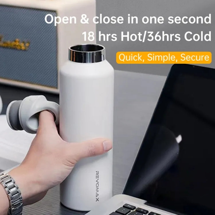 REVOMAX Stainless Steel Vacuum Flask Outdoor Car Vacuum Flask, Capacity：