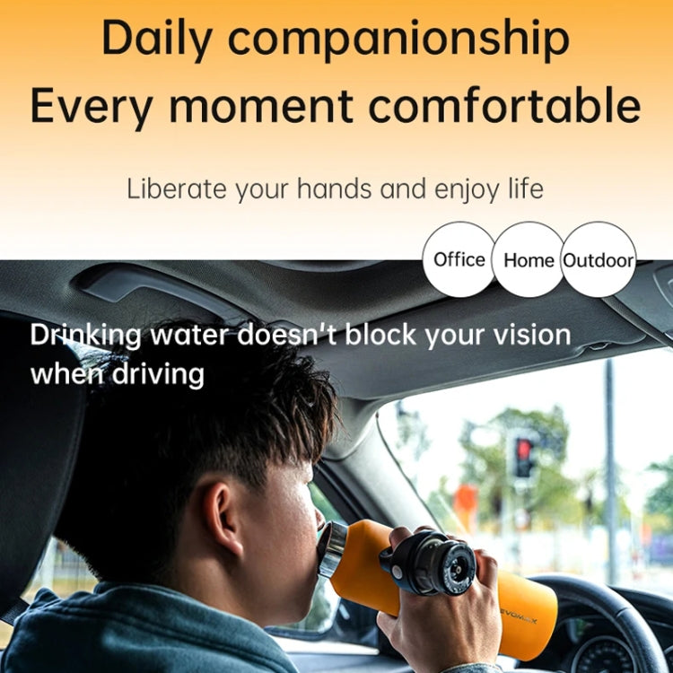 REVOMAX Stainless Steel Vacuum Flask Outdoor Car Vacuum Flask, Capacity：