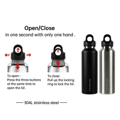 REVOMAX Stainless Steel Vacuum Flask Outdoor Car Vacuum Flask, Capacity：, 266ml (Matcha Green), 266ml (Bubble Blue), 266ml (Cherry Pink), 266ml (Polar White), 365ml (Star Black), 365ml (Polar White), 365ml (Cherry Pink), 365ml (Bubble Blue)            ...
