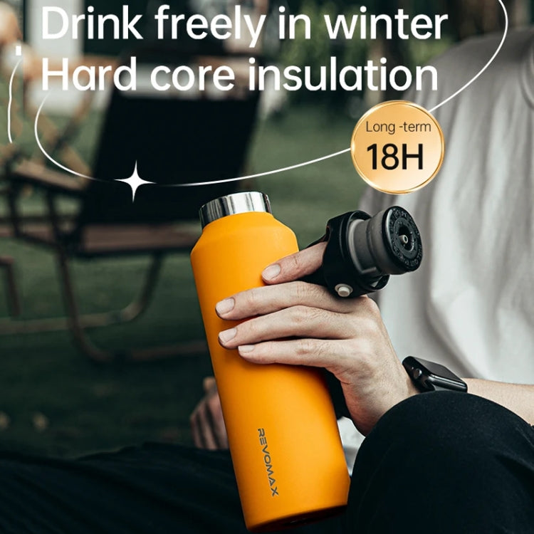 REVOMAX Stainless Steel Vacuum Flask Outdoor Car Vacuum Flask, Capacity：, 266ml (Matcha Green), 266ml (Bubble Blue), 266ml (Cherry Pink), 266ml (Polar White), 365ml (Star Black), 365ml (Polar White), 365ml (Cherry Pink), 365ml (Bubble Blue)            ...