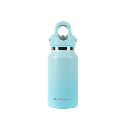 REVOMAX Stainless Steel Vacuum Flask Outdoor Car Vacuum Flask, Capacity：, 266ml (Matcha Green), 266ml (Bubble Blue), 266ml (Cherry Pink), 266ml (Polar White), 365ml (Star Black), 365ml (Polar White), 365ml (Cherry Pink), 365ml (Bubble Blue)            ...