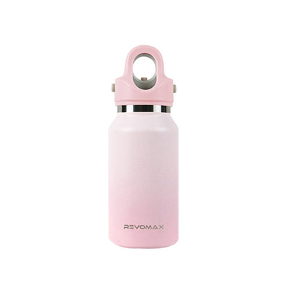 REVOMAX Stainless Steel Vacuum Flask Outdoor Car Vacuum Flask, Capacity：, 266ml (Matcha Green), 266ml (Bubble Blue), 266ml (Cherry Pink), 266ml (Polar White), 365ml (Star Black), 365ml (Polar White), 365ml (Cherry Pink), 365ml (Bubble Blue)            ...