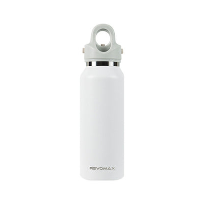 REVOMAX Stainless Steel Vacuum Flask Outdoor Car Vacuum Flask, Capacity：, 266ml (Matcha Green), 266ml (Bubble Blue), 266ml (Cherry Pink), 266ml (Polar White), 365ml (Star Black), 365ml (Polar White), 365ml (Cherry Pink), 365ml (Bubble Blue)            ...